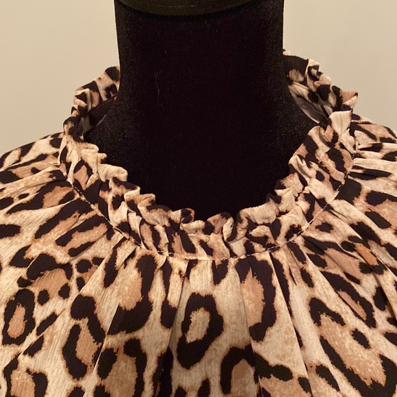 Loft Animal Print Blouse - Picture 2 of 5